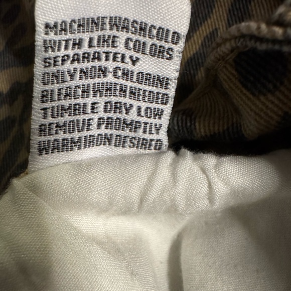 Disclosure Baggy Low-Rise Leopard Print Pants size 30 - Picture 10 of 12